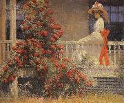 Philip Leslie Hale THe Crimson Rambler oil painting reproduction